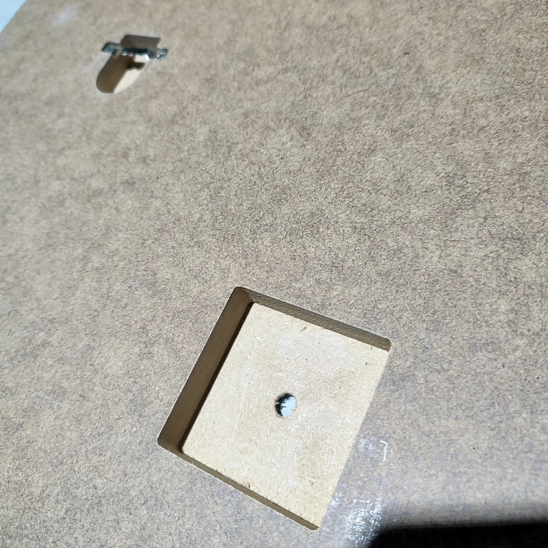 Podstawa MDF kwadratowa do tworzenia zegara designerskiego