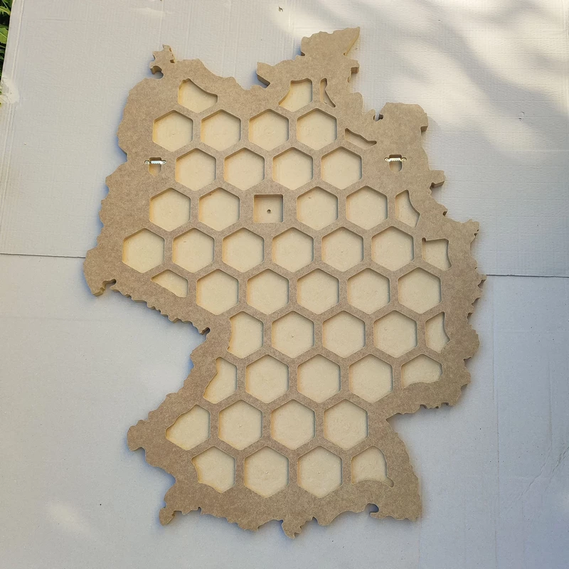 Mapa Niemiec z MDF baza do resin art