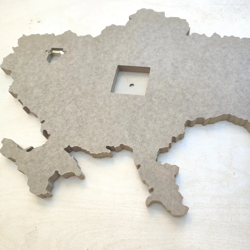 Mapa Ukrainy Artboard 60-100 cm Blank do żywicy epoksydowej Drewniana podstawa do zegara Artboard, pusty zegar MDF, szablony MDF do żywicy epoksydowej, żywica epoksydowa, pusty do zalewania żywicą epoksydową, Artboard do neonu, do podświetlenia
