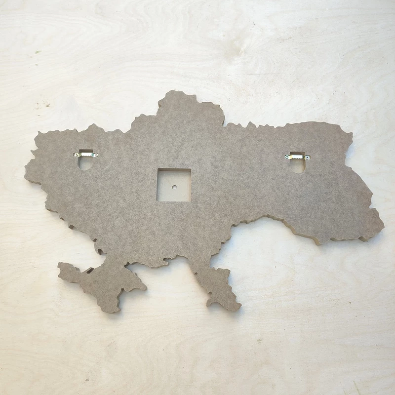 Mapa Ukrainy Artboard 60-100 cm Blank do żywicy epoksydowej Drewniana podstawa do zegara Artboard, pusty zegar MDF, szablony MDF do żywicy epoksydowej, żywica epoksydowa, pusty do zalewania żywicą epoksydową, Artboard do neonu, do podświetlenia