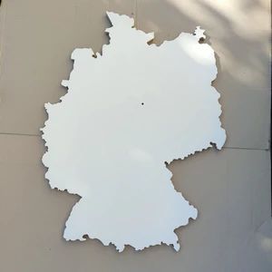 Drewniana podstawa do zegara Artboard, Mapa Niemiec do wykonania zegara z żywicy epoksydowej, Pusty zegar MDF, Szablony MDF do żywicy epoksydowej, Żywica epoksydowa, Pusty do zalewania żywicą epoksydową, Artboard do neonu, do podświetlenia